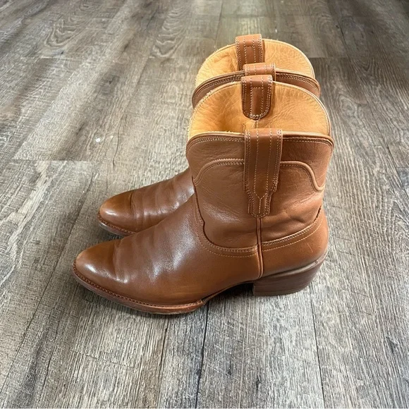 Tecovas The Penny Caramel Tan Size 9.5B Women’s Boots Booties - Picture 5 of 15